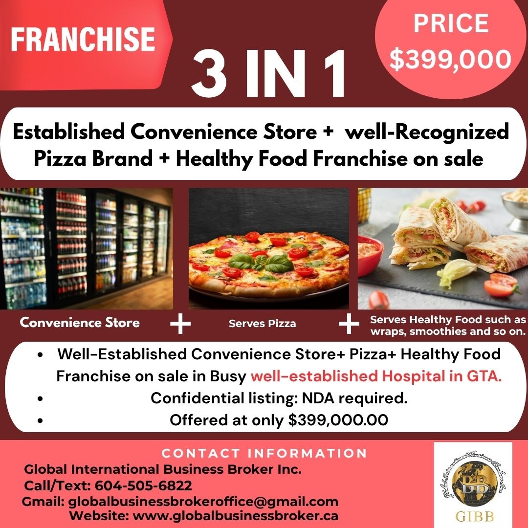 Incredible Franchise Opportunity in the Heart of GTA’s Busiest Hospital 